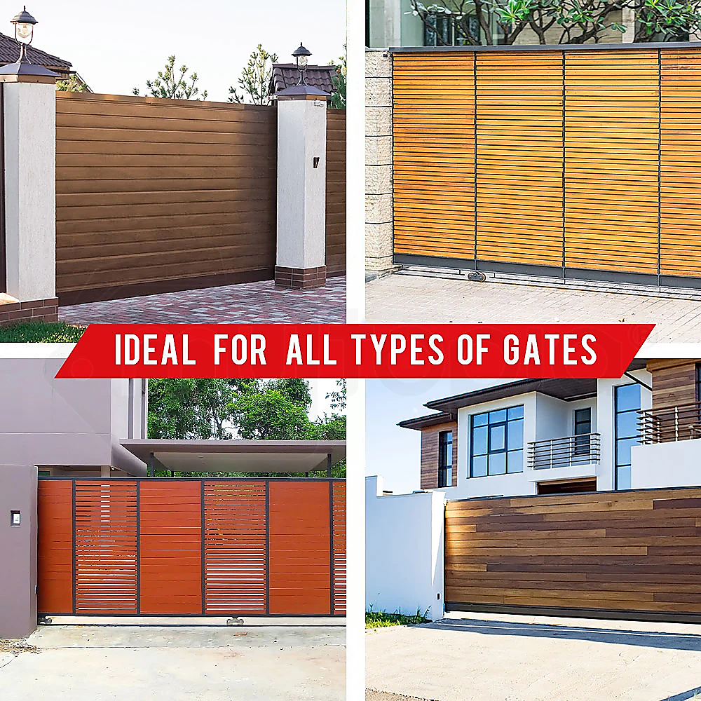 Telescopic Sliding Gate Pulley System