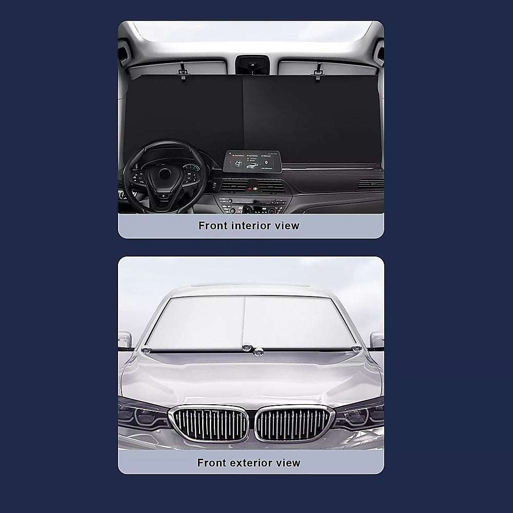 Retractable Sunshade for Car Windshield