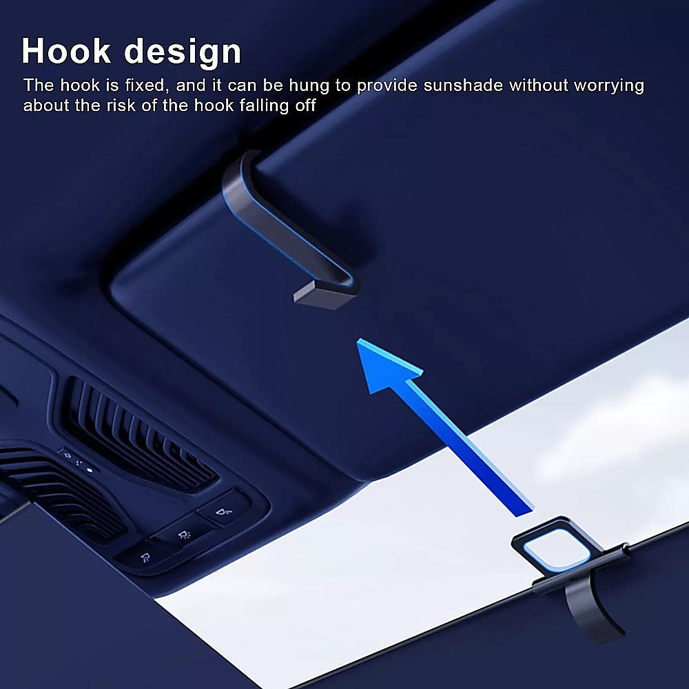 Retractable Sunshade for Car Windshield