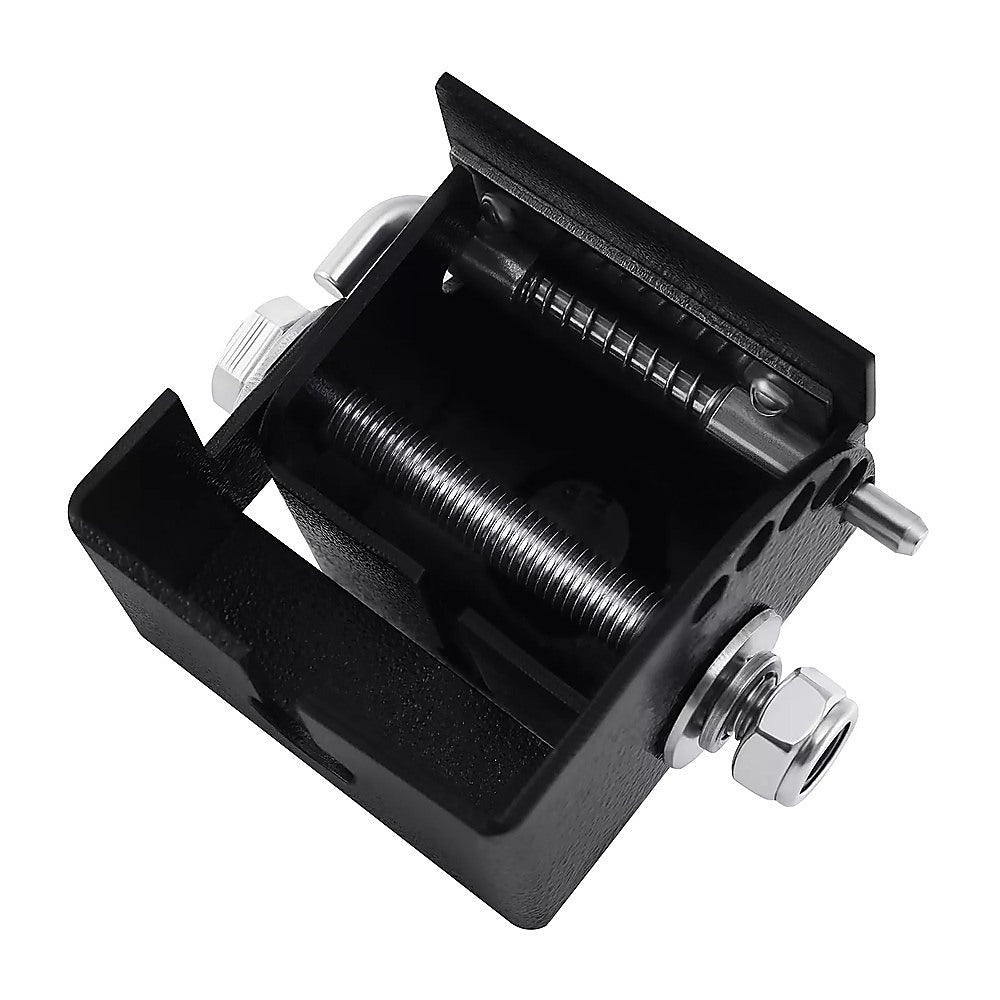 Adjustable Folding UHF Antennas Mount Bracket – Black Bullbar Clamp