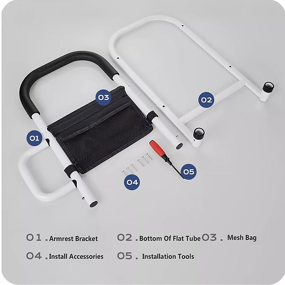 Adjustable Bed Rail for Elderly – Safety Support Bar for Adults