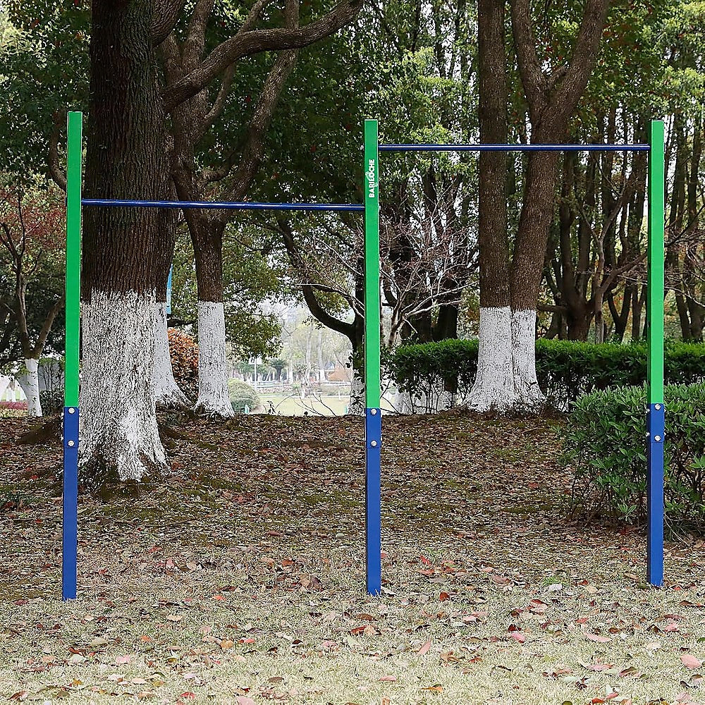 Double Outdoor Pull-Up Bar – Height Adjustable Gymnastics & Fitness Bar