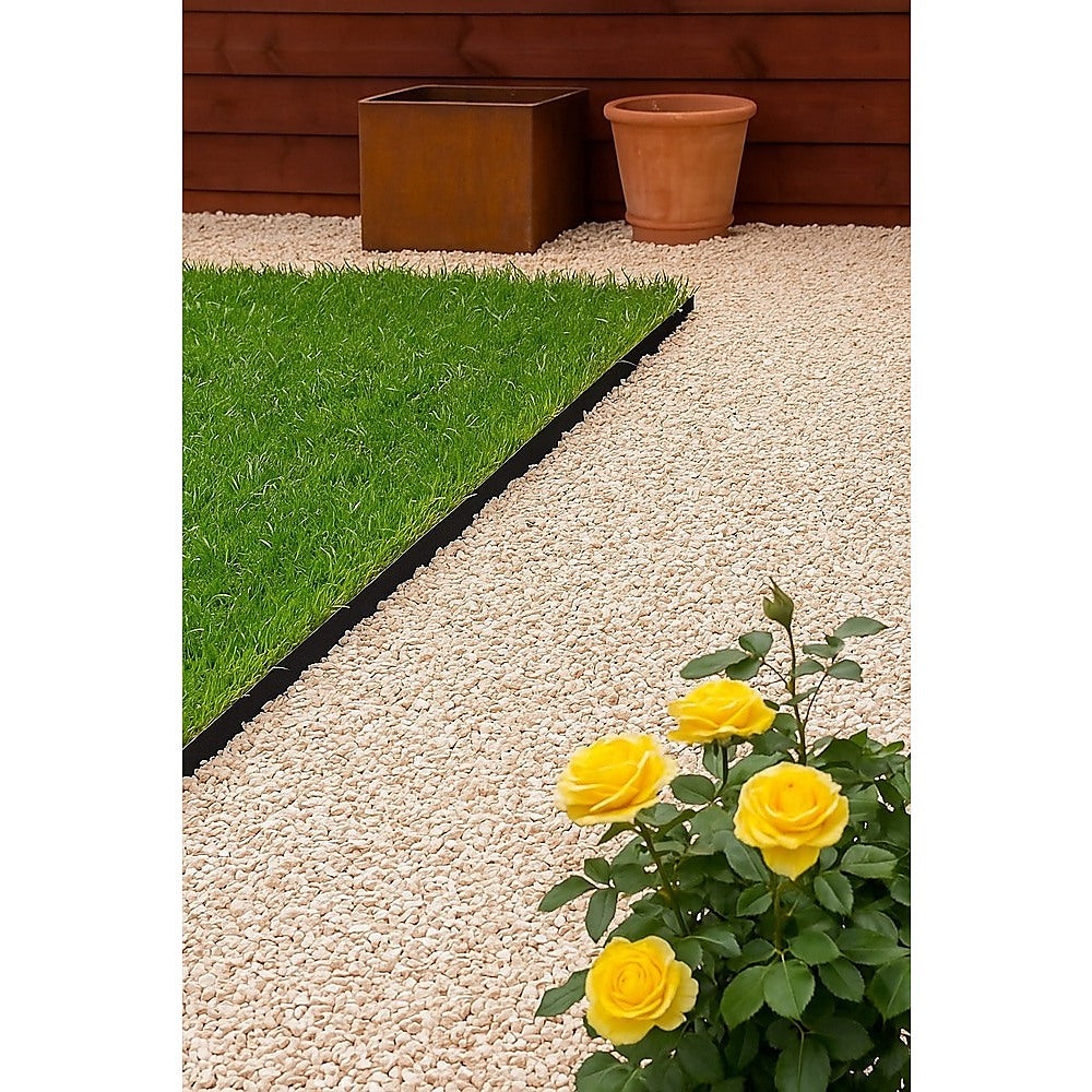 Steel Landscape Edging 6 Pack – 100x20cm Rust-Resistant Garden Border Edging