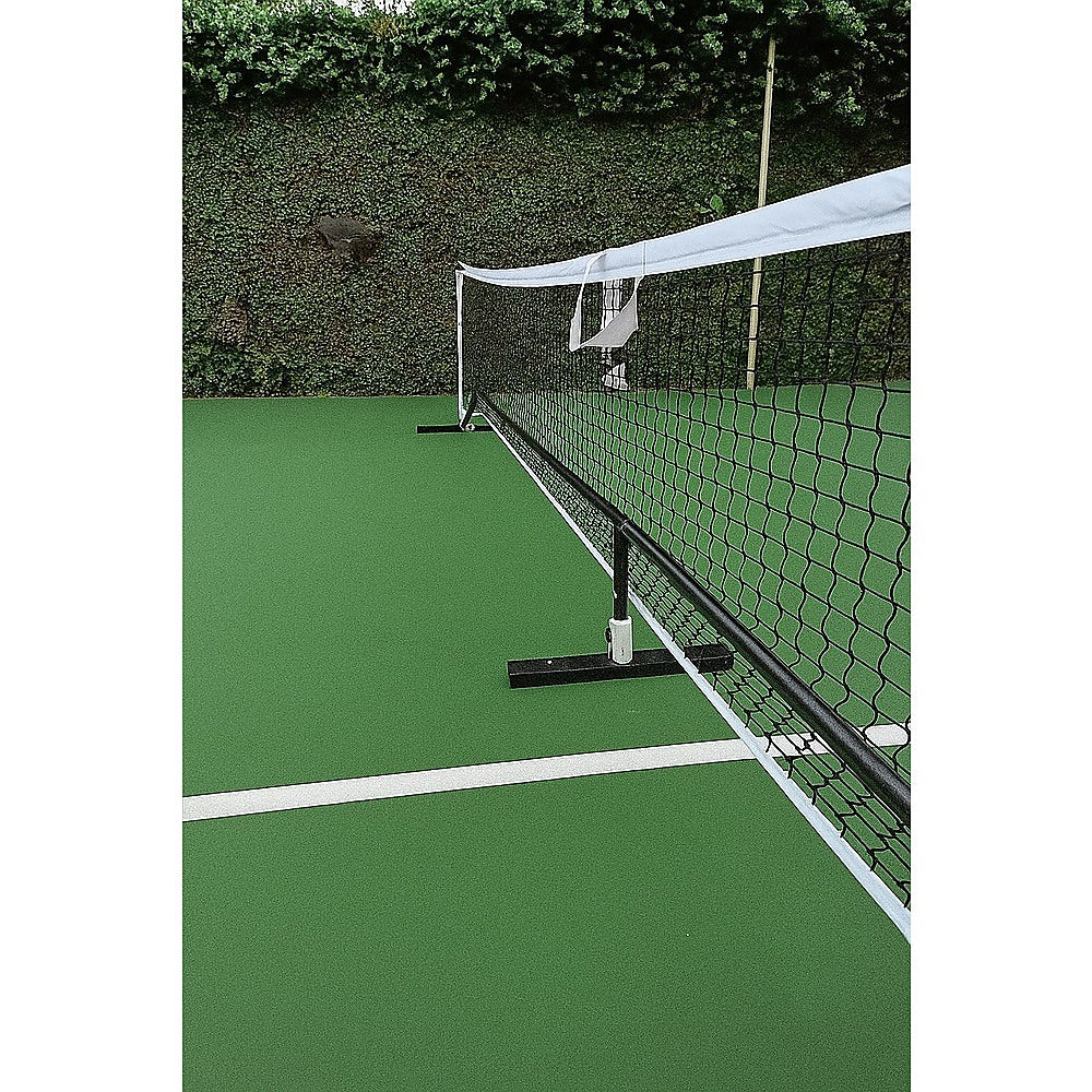 Portable 6.7m Pickleball Net Set – Metal Frame with Wheels & Court Lines