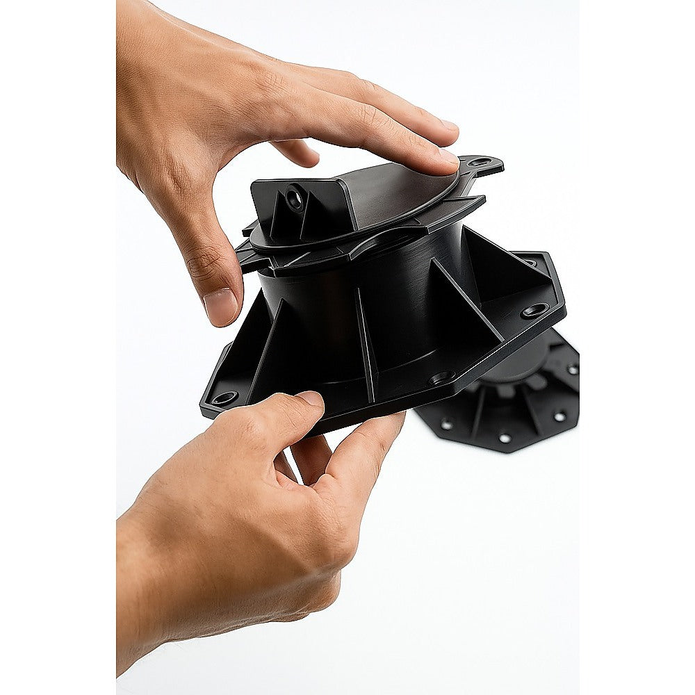 12 Pack Adjustable Deck Support Pedestals – Deck Foundation Bases