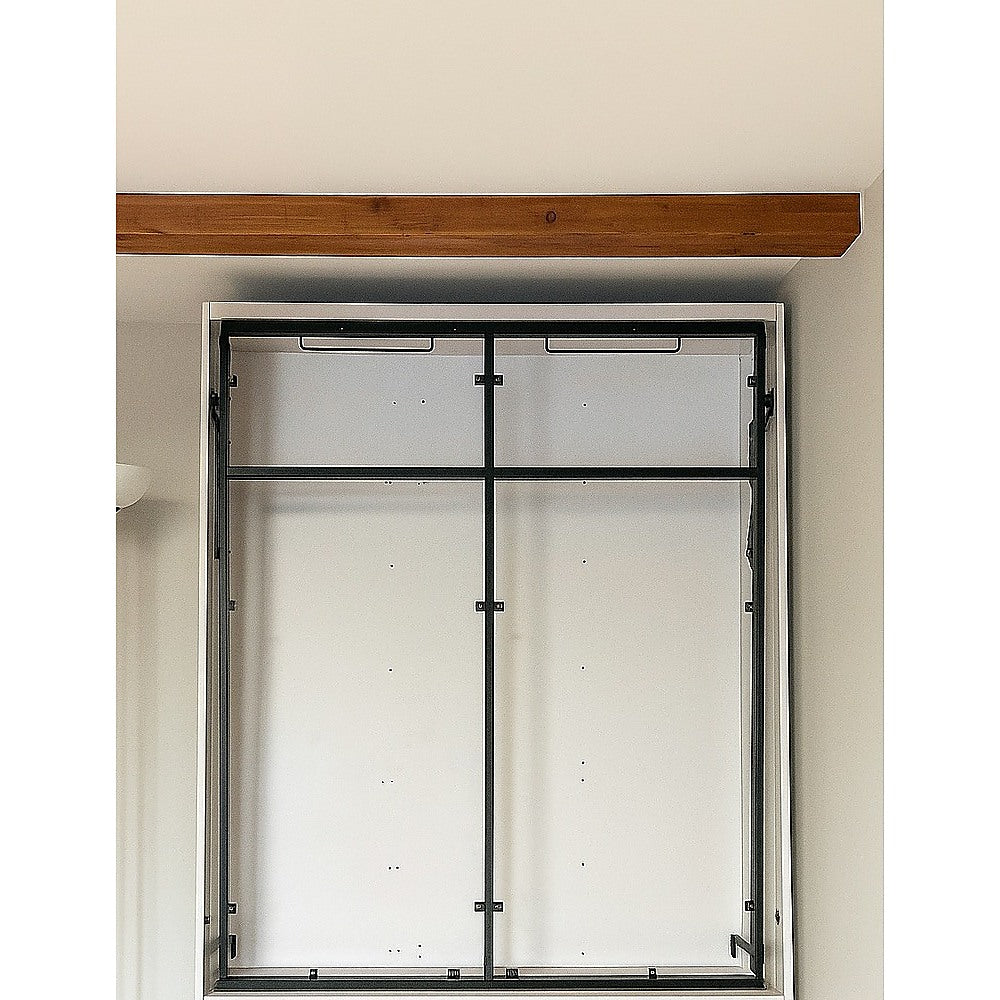 DIY Space Saving Double Wall Bed Cabinet – Murphy Bed Kit with Steel Frame & Hardware