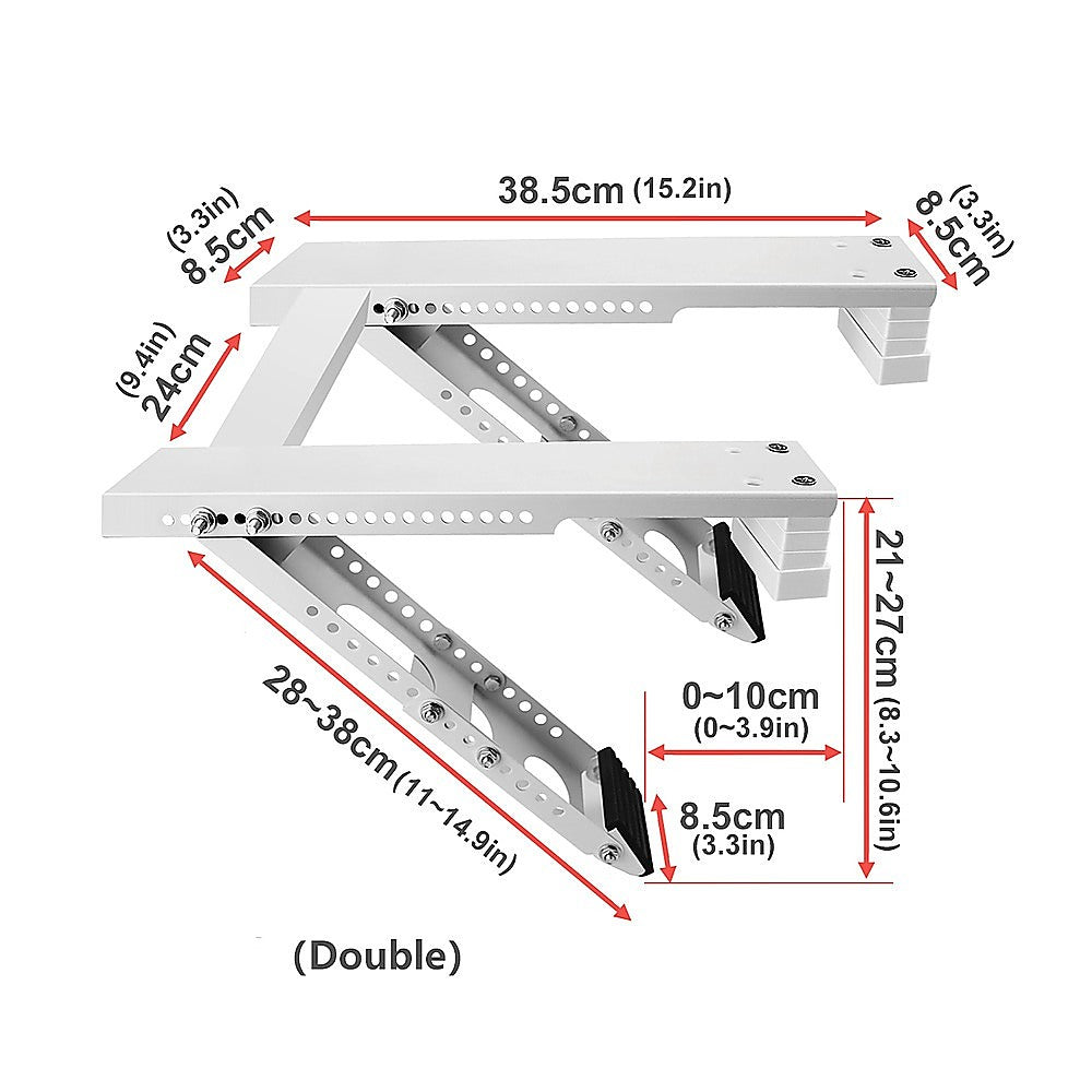 Heavy Duty Air Conditioner Bracket – Window & Outdoor AC Unit Support Mounting Accessories