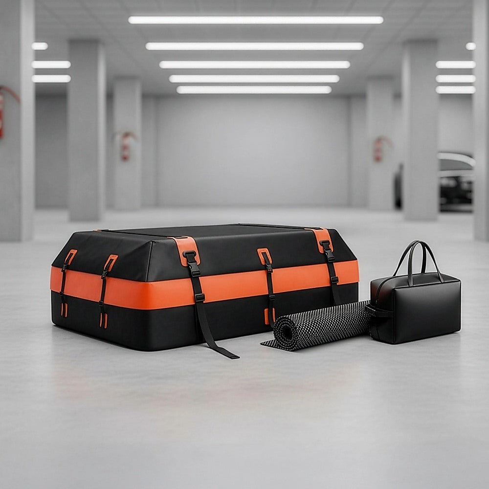 600L Car Roof Bag Cargo Carrier – Large Waterproof Rooftop Luggage Rack Storage