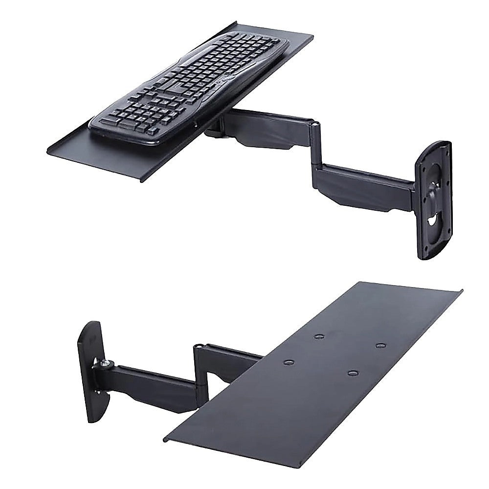 Wall Mount Keyboard Tray – Adjustable Folding Arm Workstation