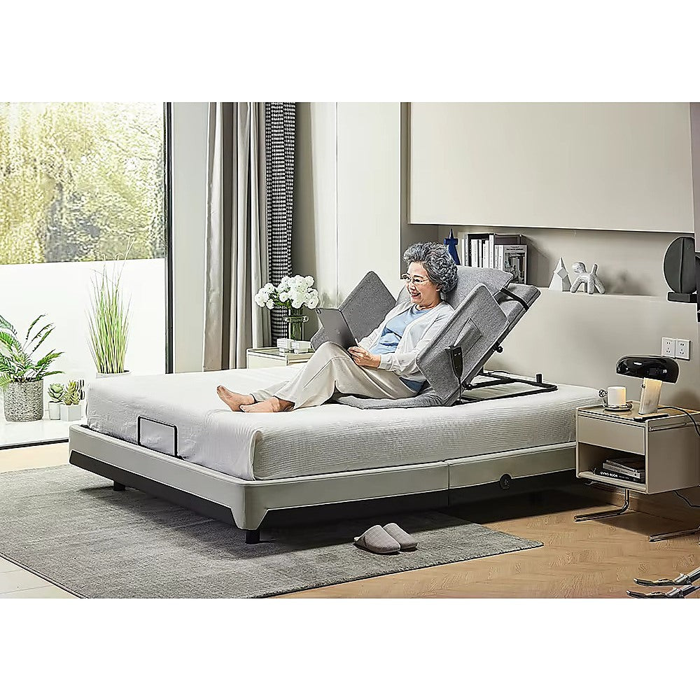 Electric Adjustable Bed Backrest – Power Lift Support with Remote for Sitting & Comfort