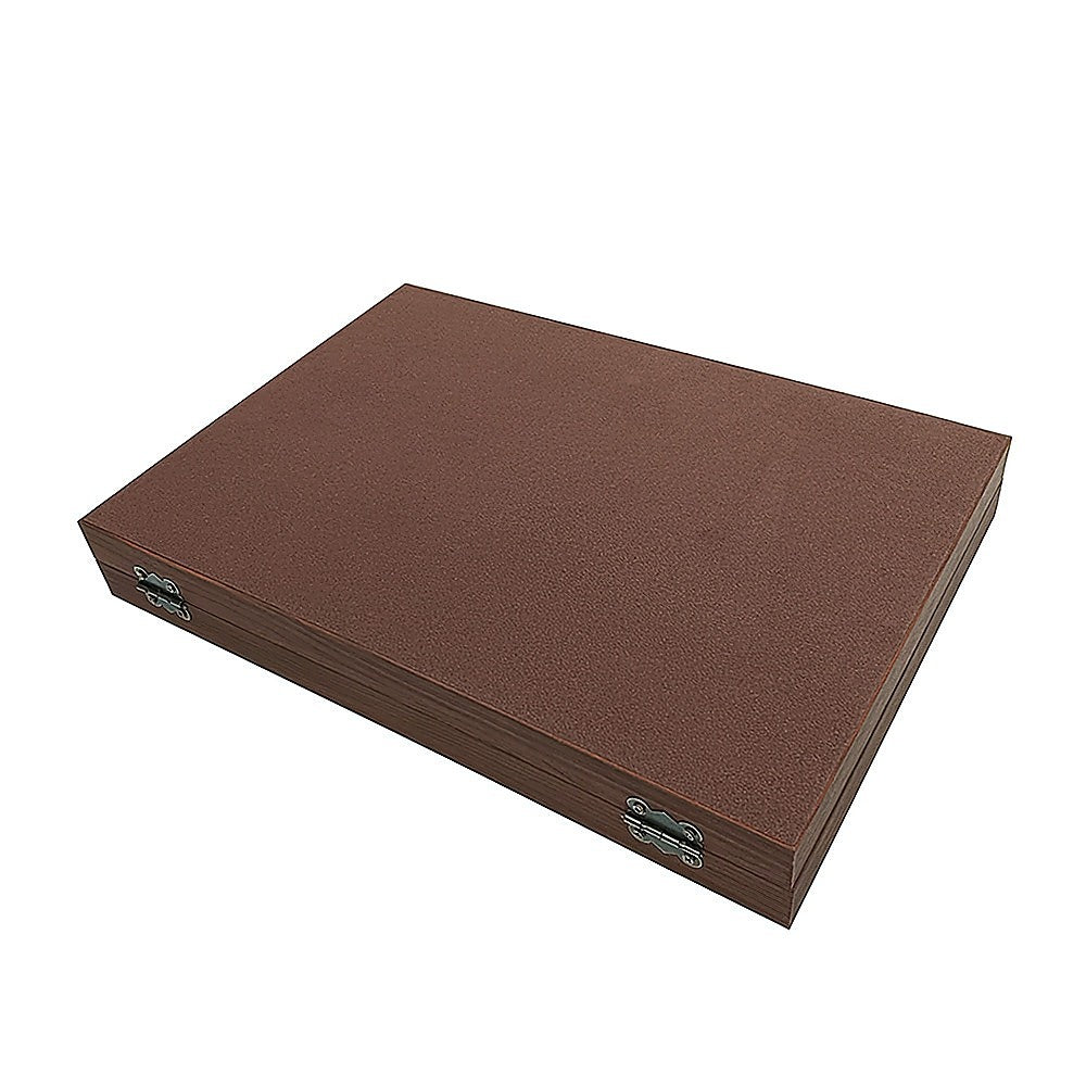 Wooden Jewellery Storage Box – Organiser Case for Rings, Earrings & Accessories