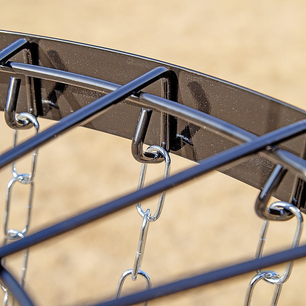 Disc Golf Basket 24 Chain Portable Target with 6 Discs Set