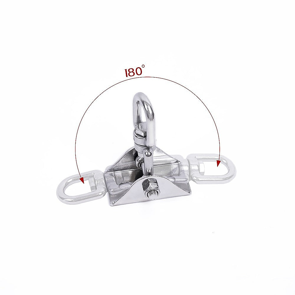 304 Stainless Steel Swing Hanger Heavy Duty 360 Degree Swivel Hook Mount