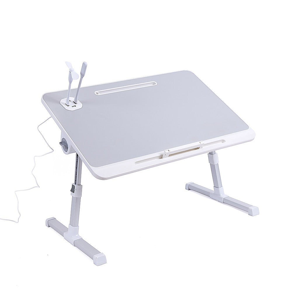 Adjustable Laptop Table Stand Lap Bed Tray for Home Office Use