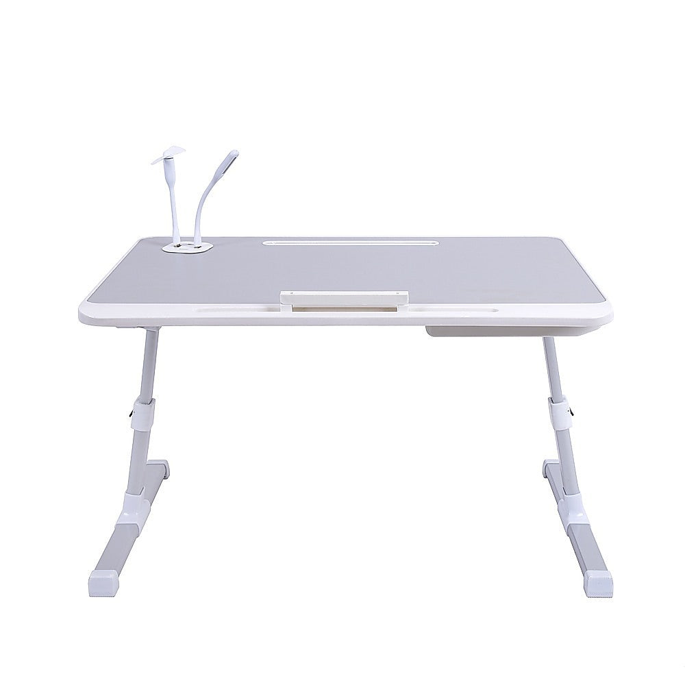 Adjustable Laptop Table Stand Lap Bed Tray for Home Office Use