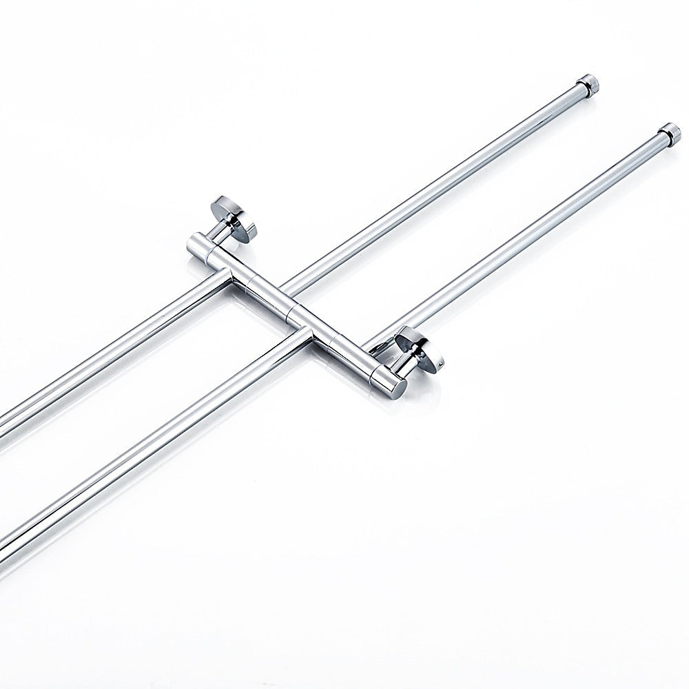 Swivel Towel Rail Chrome Stainless Steel Wall Mounted Bath Rack