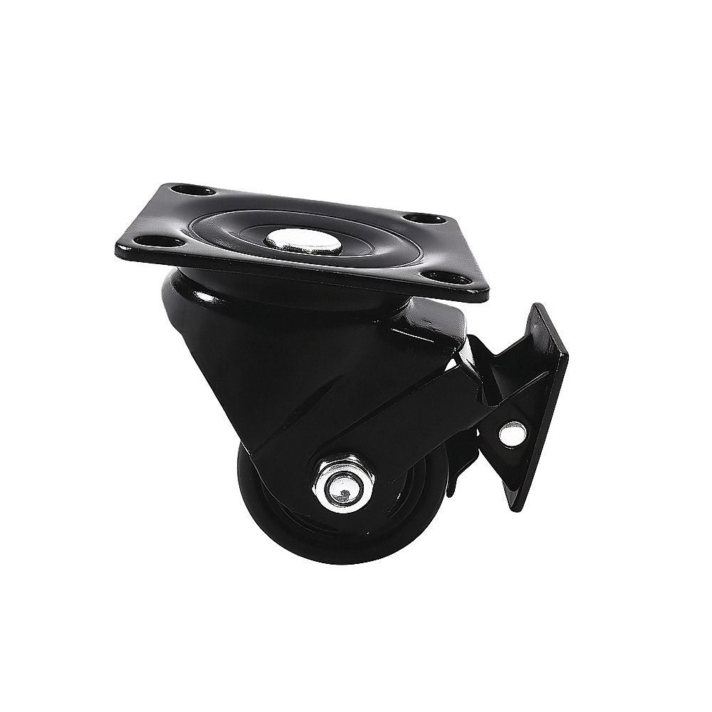 2.5 Inch Heavy Duty Nylon Castor Wheels Set 4 with Brake