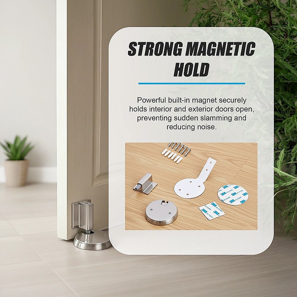 Zinc Alloy Door Stop Brushed Nickel Anti Collision