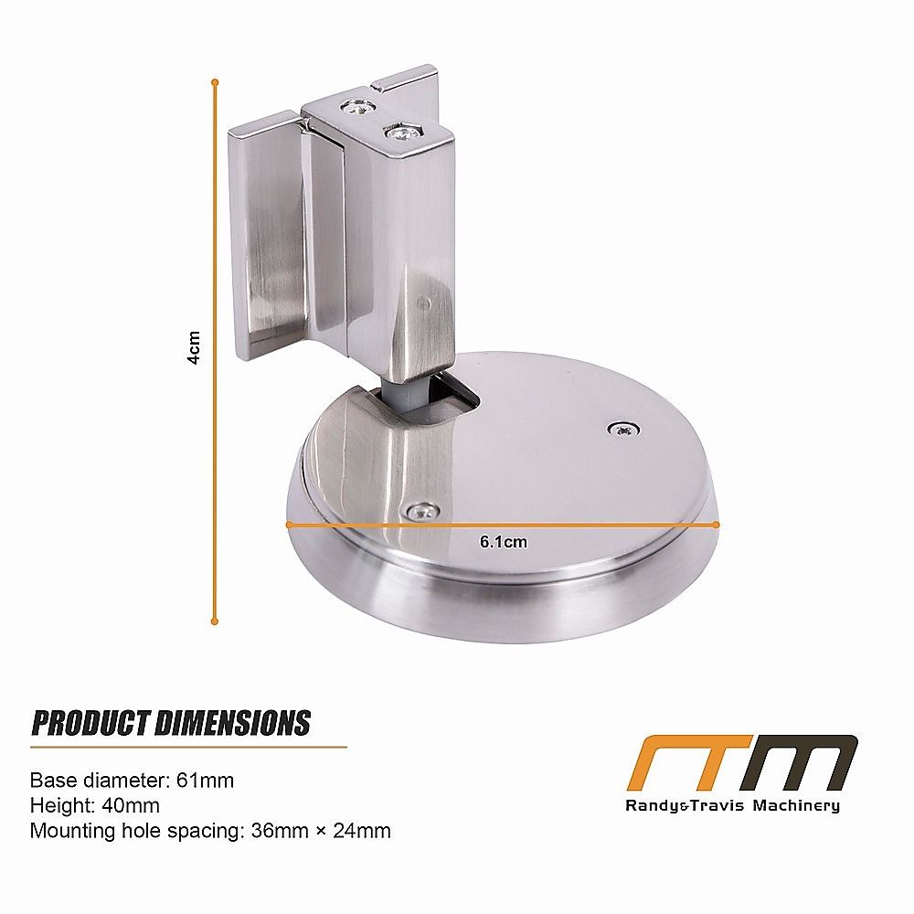 Zinc Alloy Door Stop Brushed Nickel Anti Collision