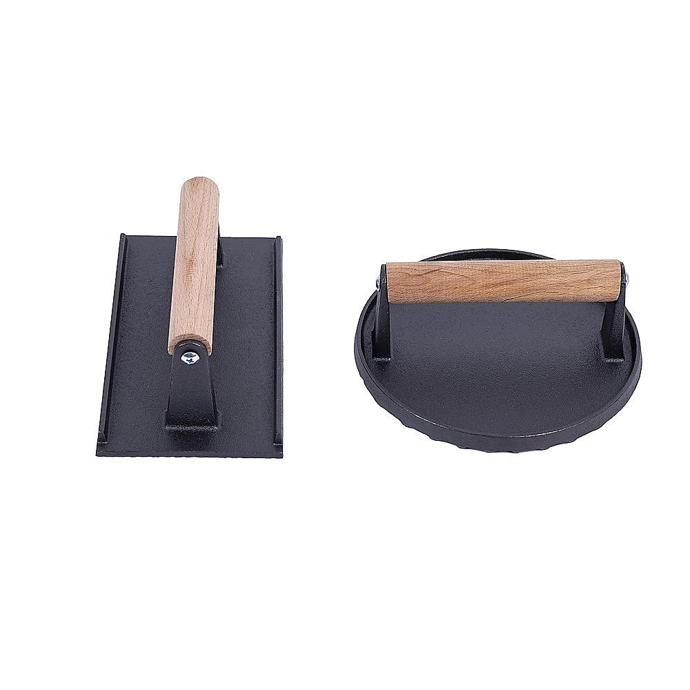 BBQ Steak Press with Handle Heavy Duty Grill Tool