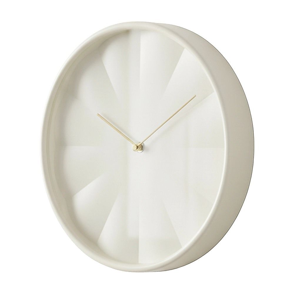 30cm Round Wall Clock Silent Sweep Modern ABS Frame