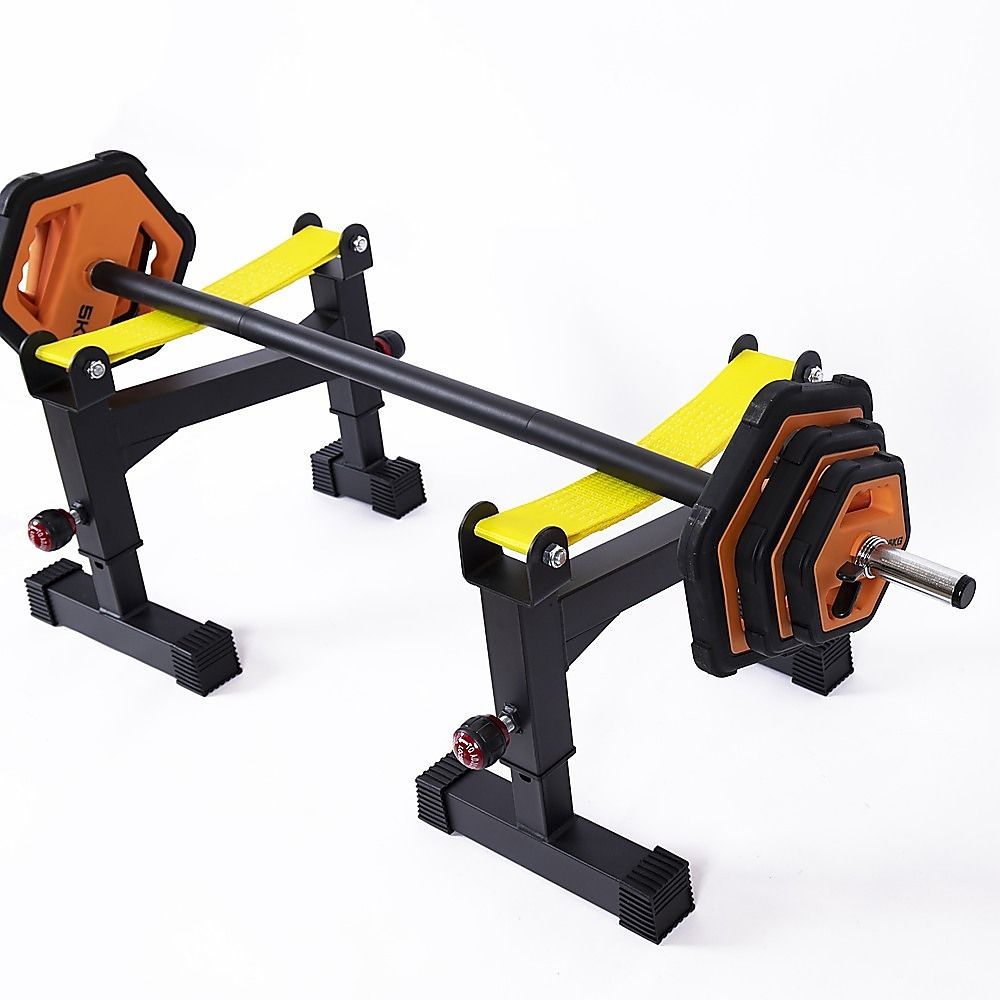 2x Deadlift Sling Racks Barbell Jack Squat Wedge