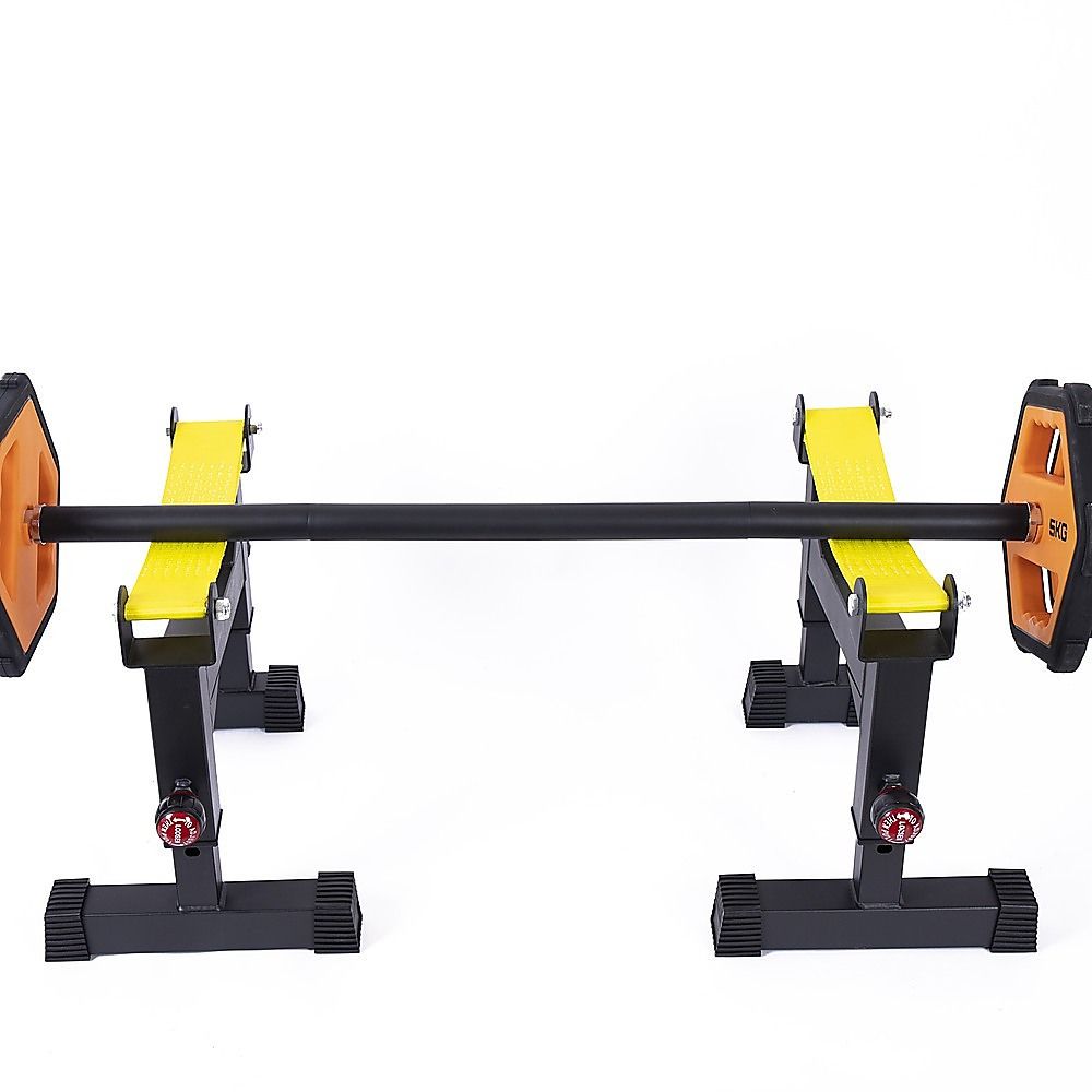 2x Deadlift Sling Racks Barbell Jack Squat Wedge