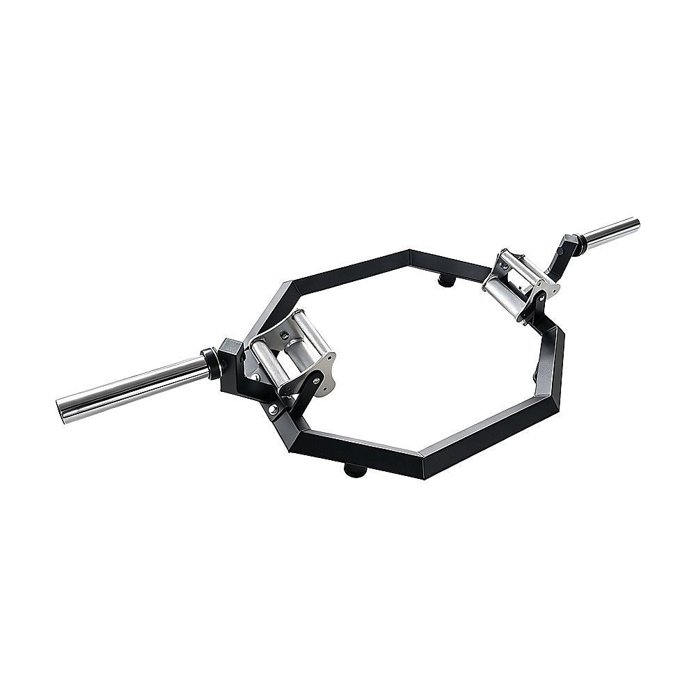 Fitness EZ Load Hex Trap Bar with Knurled Tri Grip