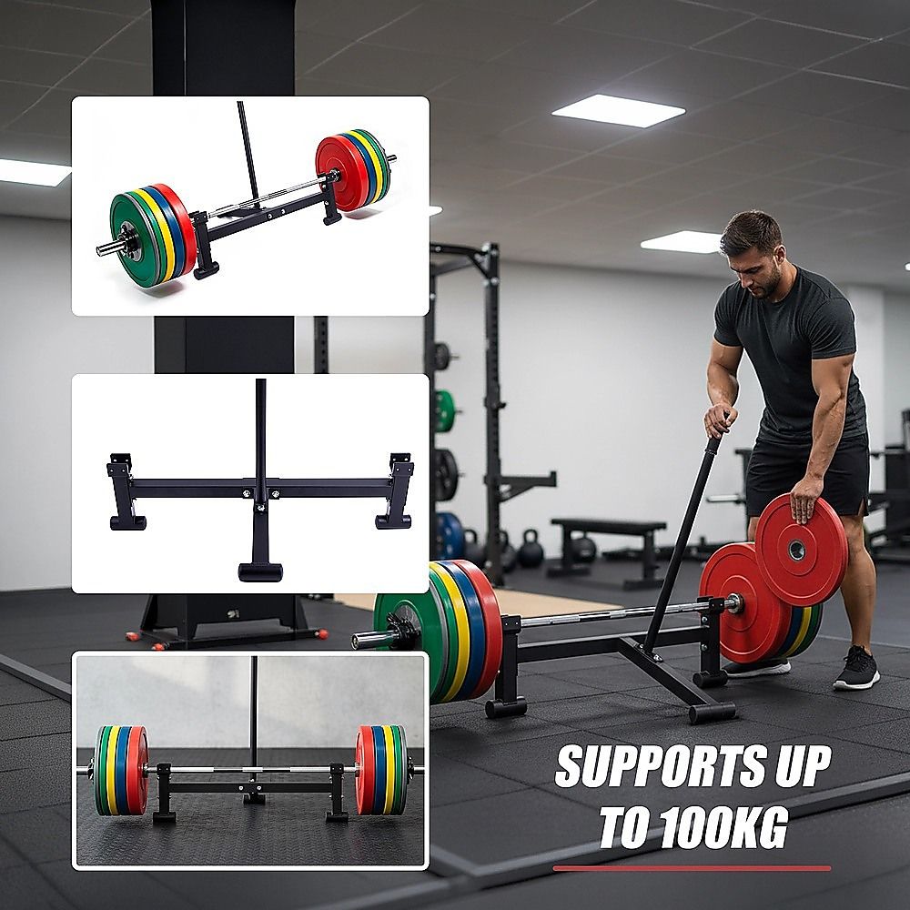 Heavy Duty Steel Deadlift Jack with Anti Slip Handle