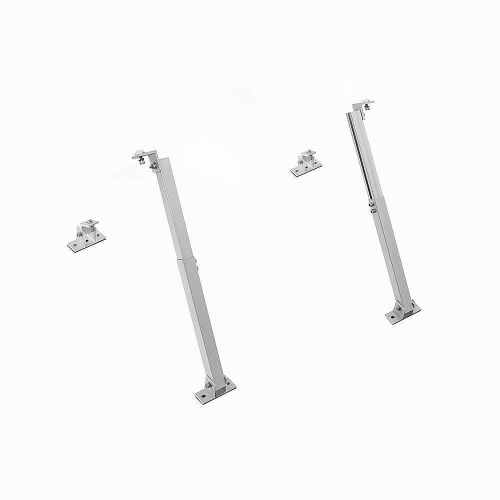 2 Set Adjustable Solar Panel Tilt Mount Brackets