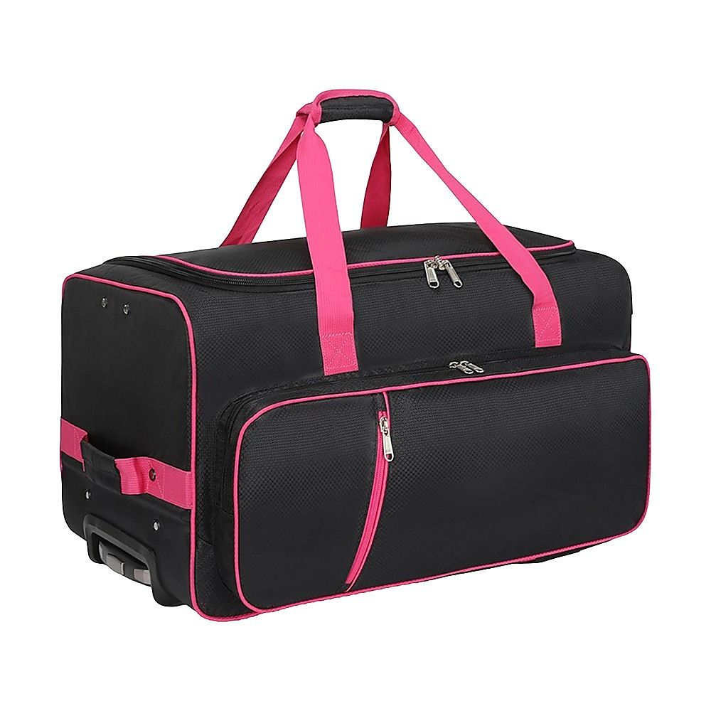 736.6 mm Heavy Duty Rolling Dance Bag with Garment Rack for Travel