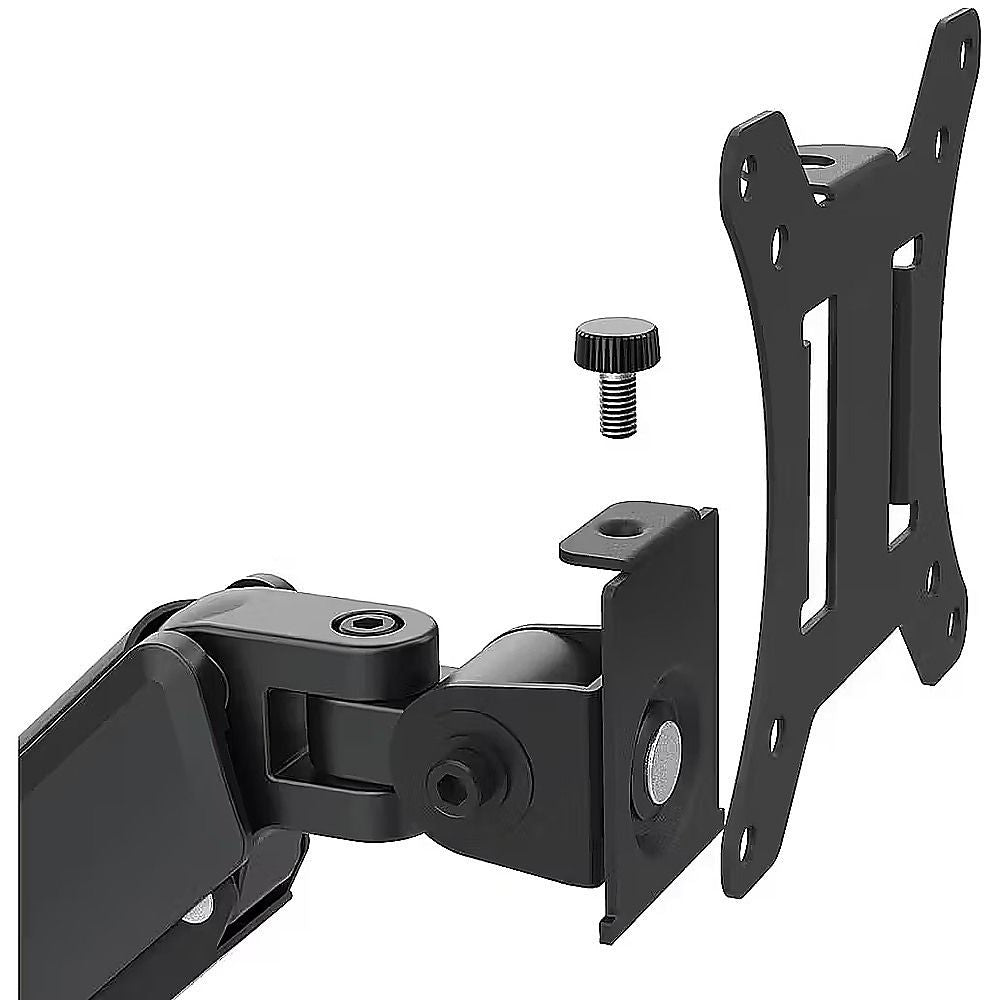 Dual Arm Monitor Desk Mount Bracket Spring Assisted 17–32 Inch Full Motion