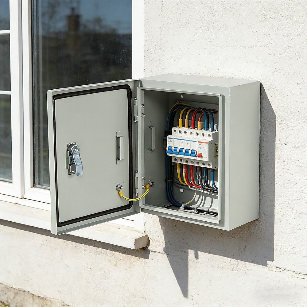300x250x140mm Carbon Steel Electrical Enclosure Box IP65 Wall Mount