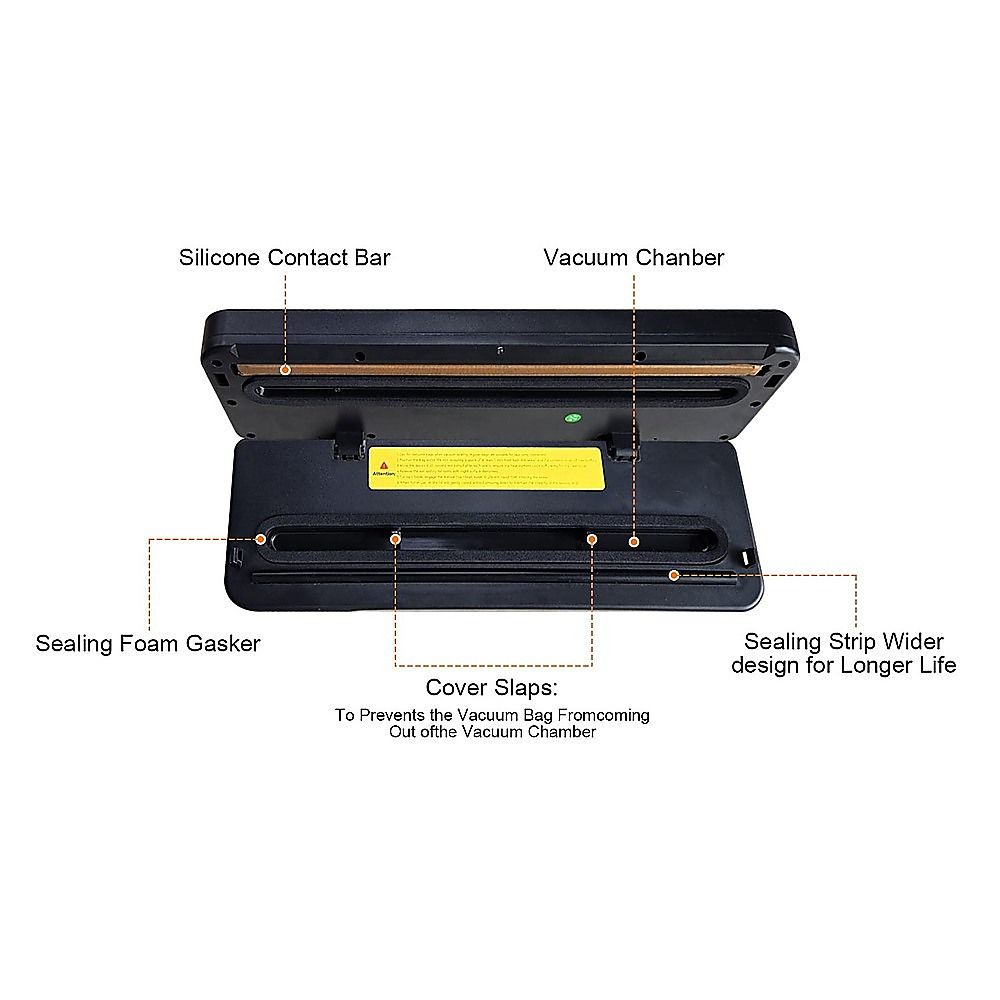 Cordless Food Vacuum Sealer Machine Dry Wet 30 Bags