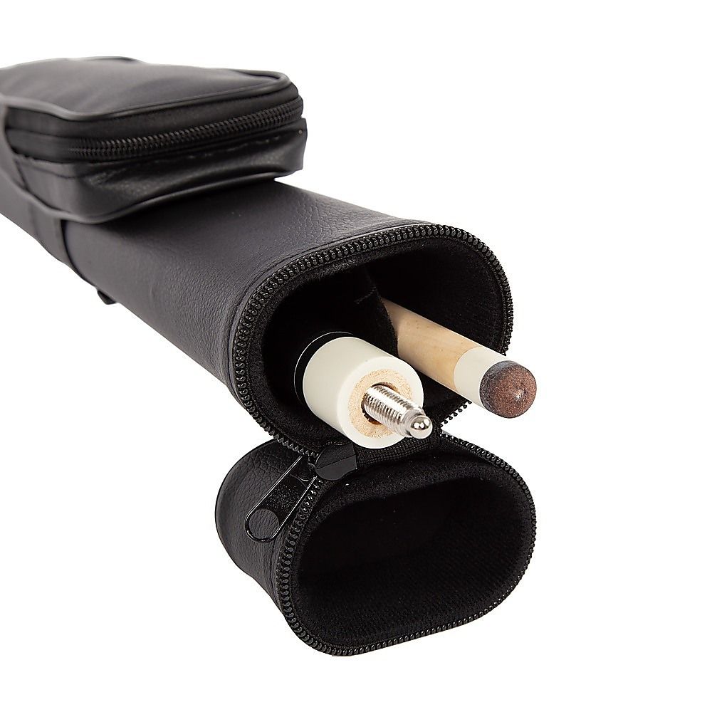 57" 2-Piece Maple Wood Billiard Pool Cue Sticks 19oz with Free Carry Bag for Smooth Control and Accuracy