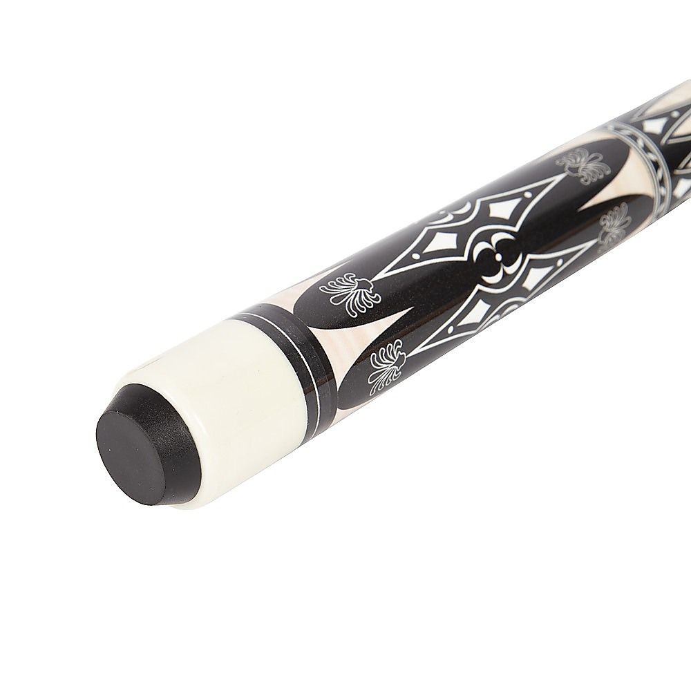 57" 2-Piece Maple Wood Billiard Pool Cue Sticks 19oz with Free Carry Bag for Smooth Control and Accuracy