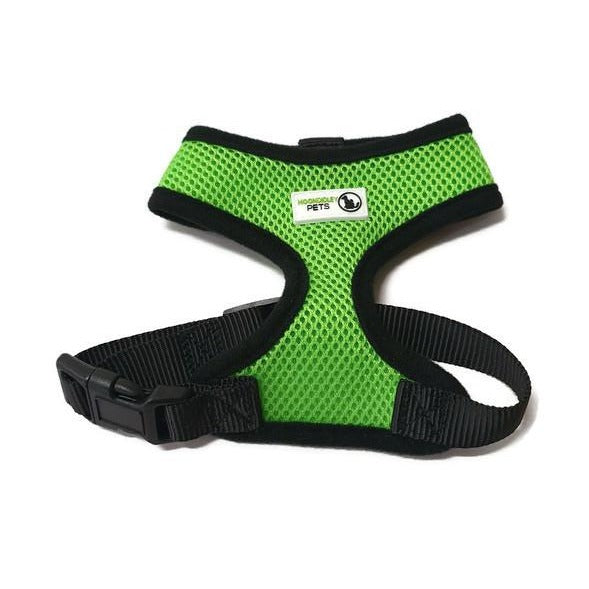 Pet Harness Soft Air Mesh Padded Adjustable  Large Green