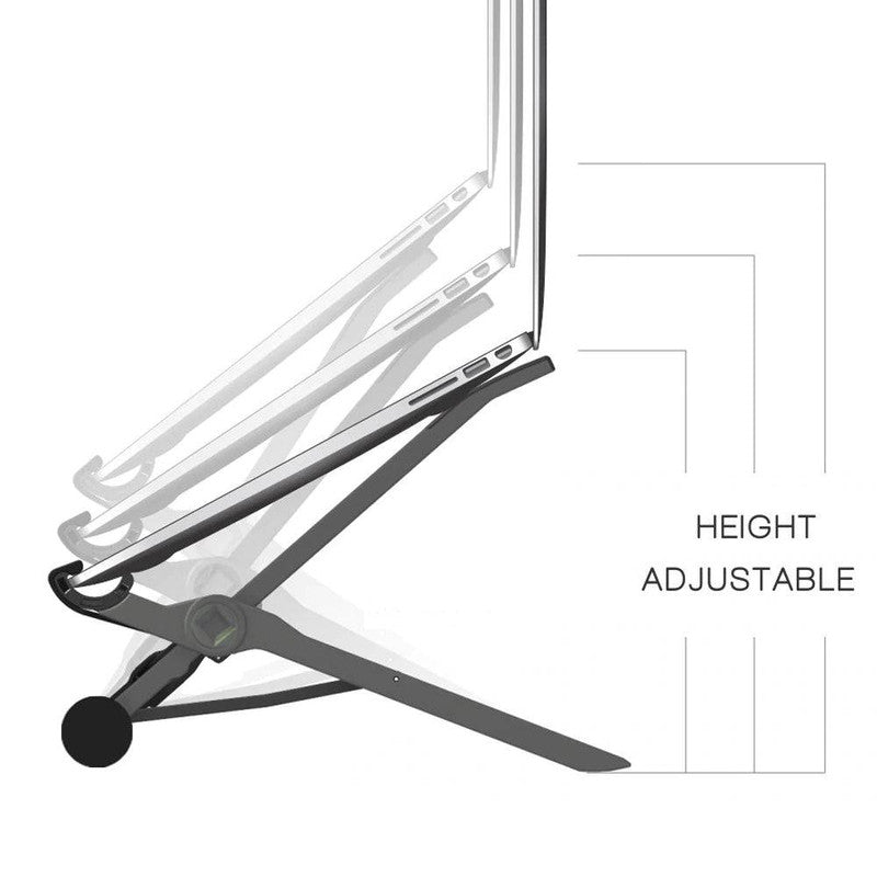 Adjustable Ergonomic Laptop Riser, 8 Heights, Portable – Nexstand K2