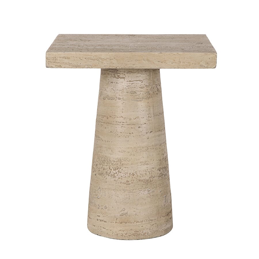 LOGAN CEMENT SQUARE SIDE TABLE