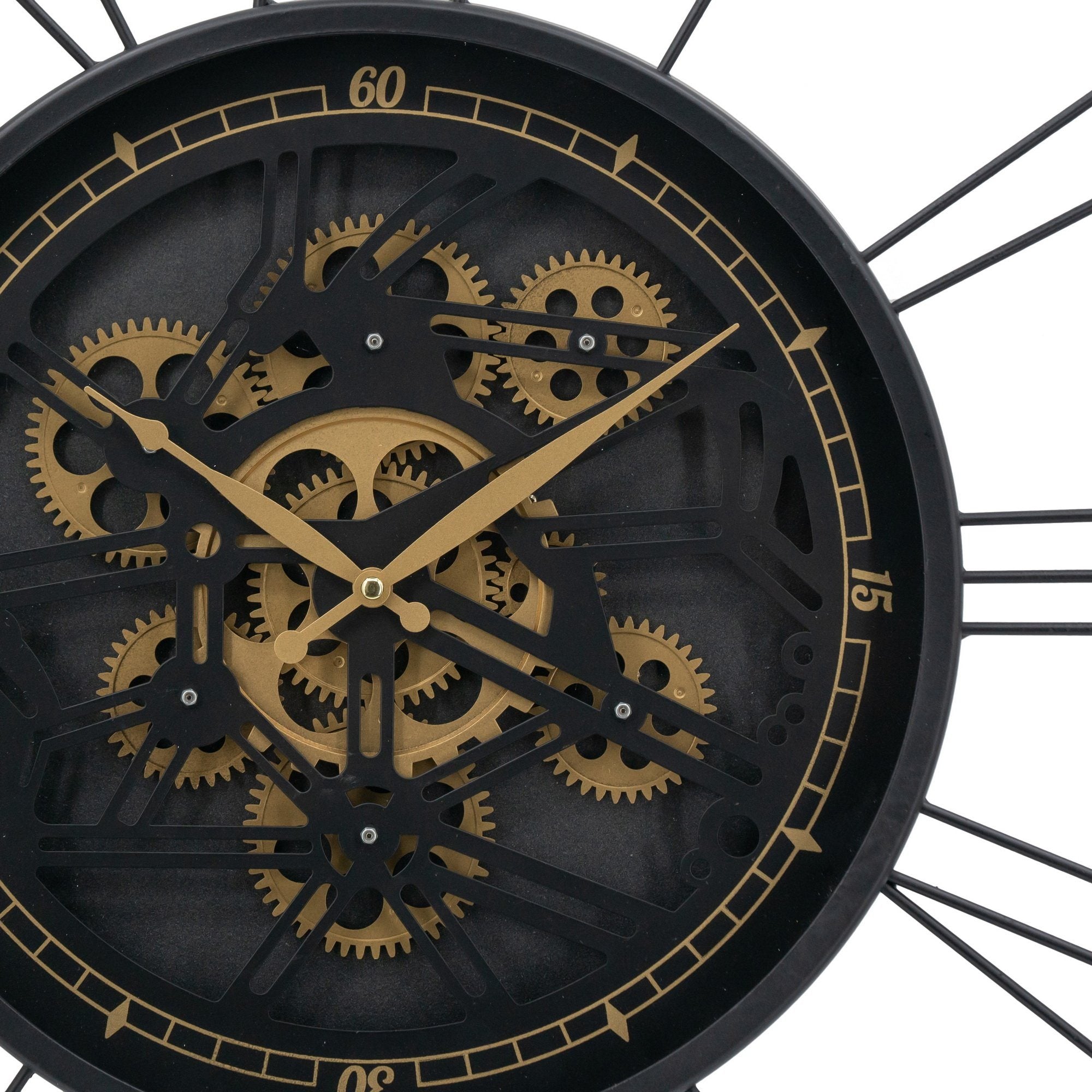 TRAVELER WALL CLOCK WITH MOVING 3D MECHANISM