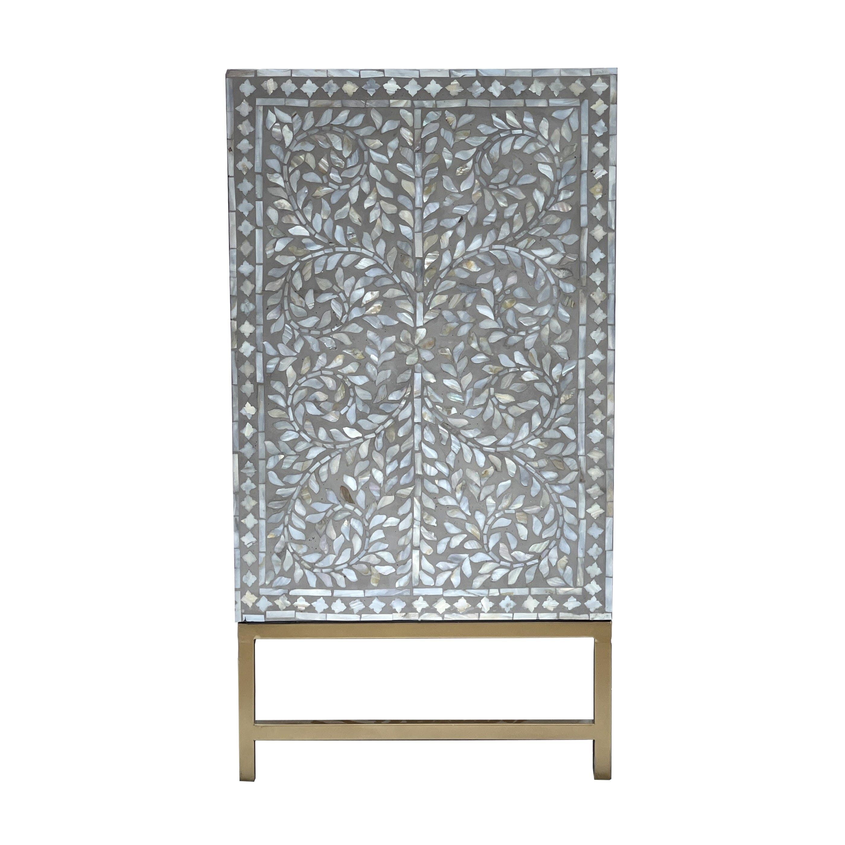 MOTHER OF PEARL HAND MADE SWISH SIDEBOARD