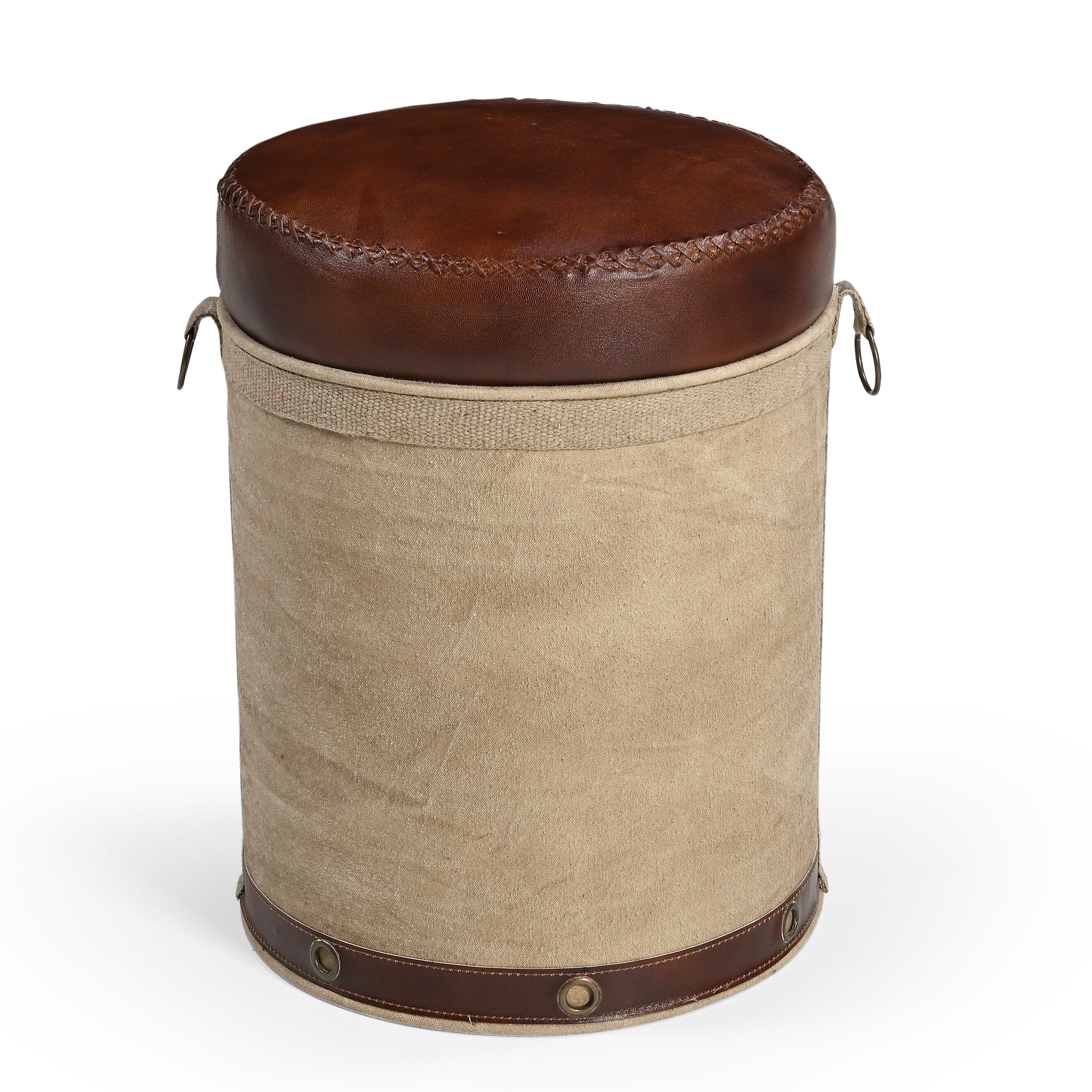 CYLINDRICAL CHATEAU OTTOMAN