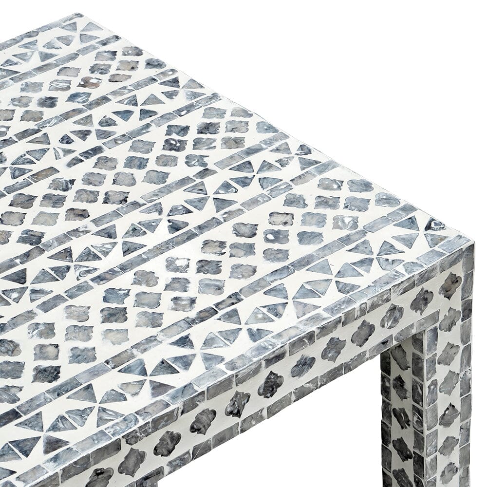 CLAIRE SHELL INLAY NESTING TABLES