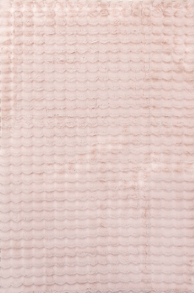 Bubble Washable Rug - Blush 160X100Cm