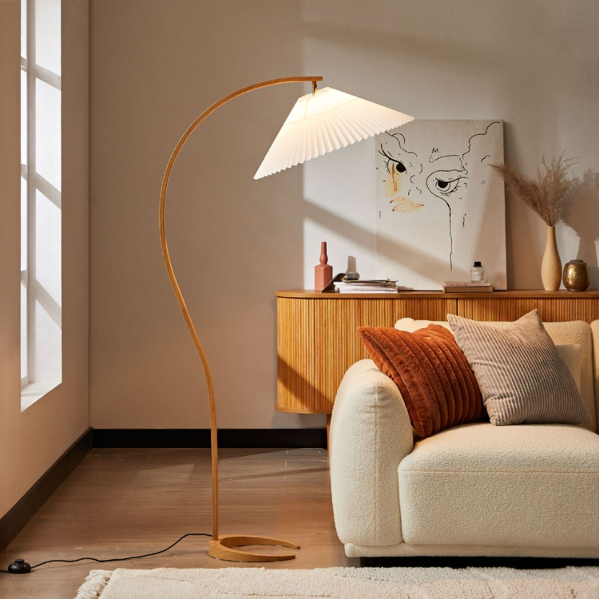 Archer Natural Floor Lamp