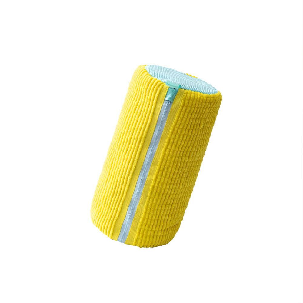 Yellow Shoe Laundry Bags - Mesh Protective Washing Bags for Shoes with Zipper Design