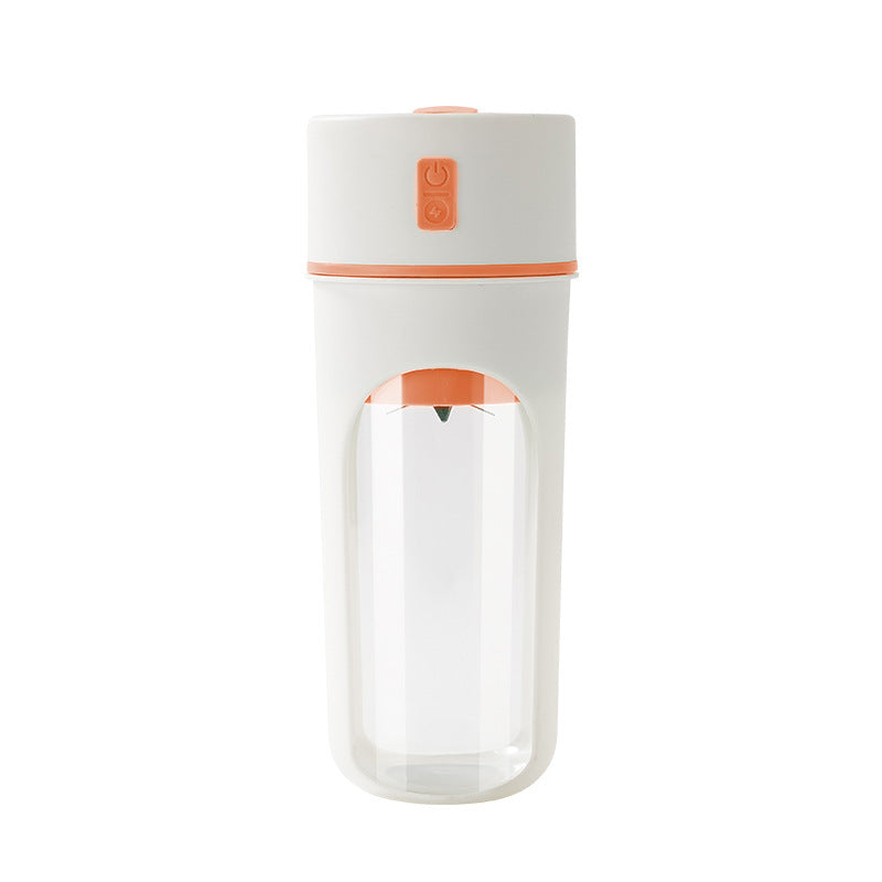 Orange Portable Blender Bottle - Rechargeable Mini Blender for DIY Juices and Smoothies