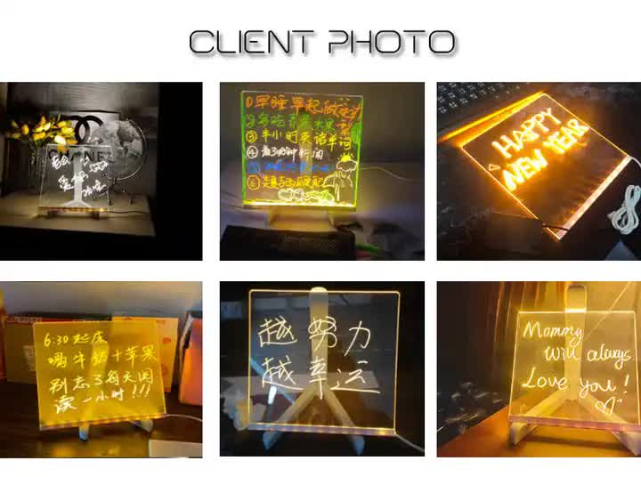 15*15 cm DIY Erasable Light-Up Drawing Board Set | Halloween Chalkboard Writing Board Craft Kit | Creative Craft Set for Kids & Adults