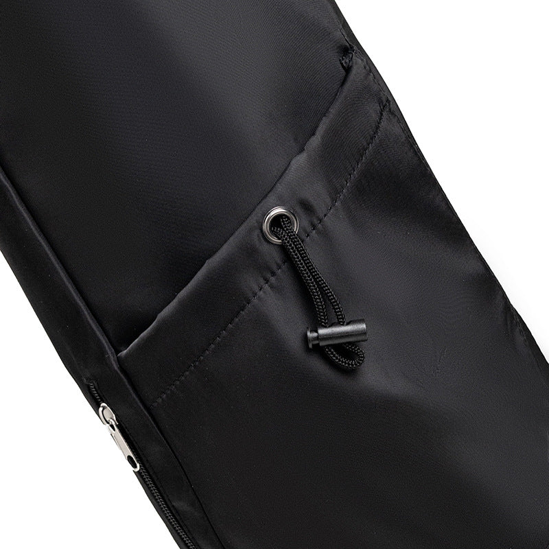Black Durable Yoga Mat Carry Bag – Multi-Functional Fitness Backpack with Wet Pocket Mugs are filming props, not included