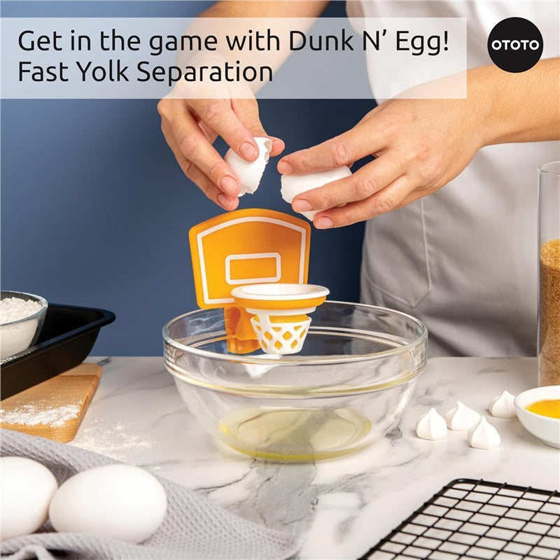 Dunk N’ Egg - Fun and Innovative Basketball-Themed Egg Yolk Separator for Your Kitchen